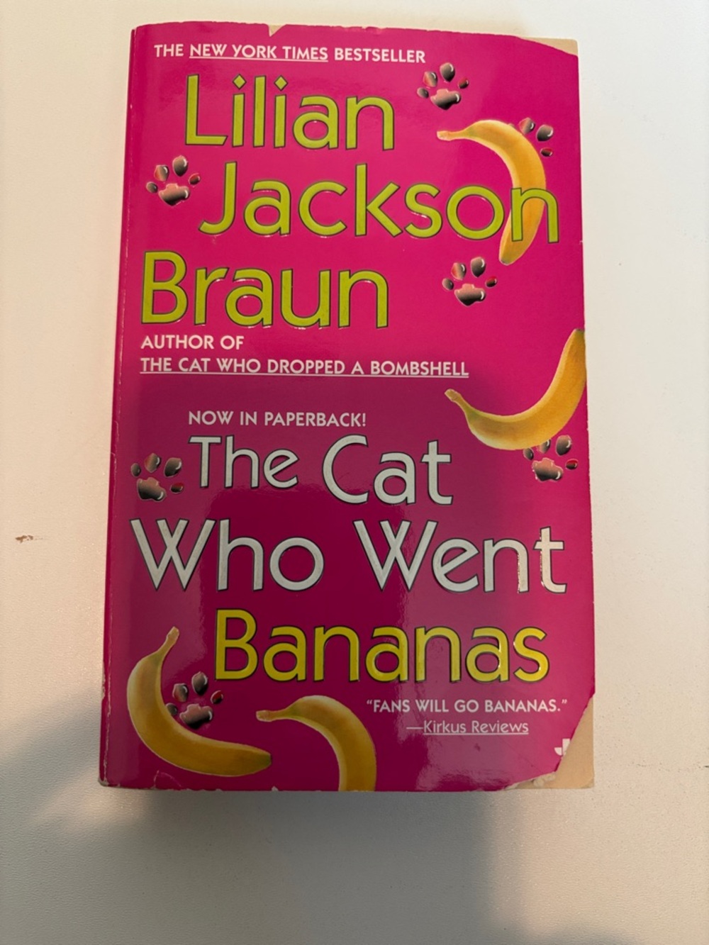 The Cat Who Went Bananas by Jackson Braun paperback